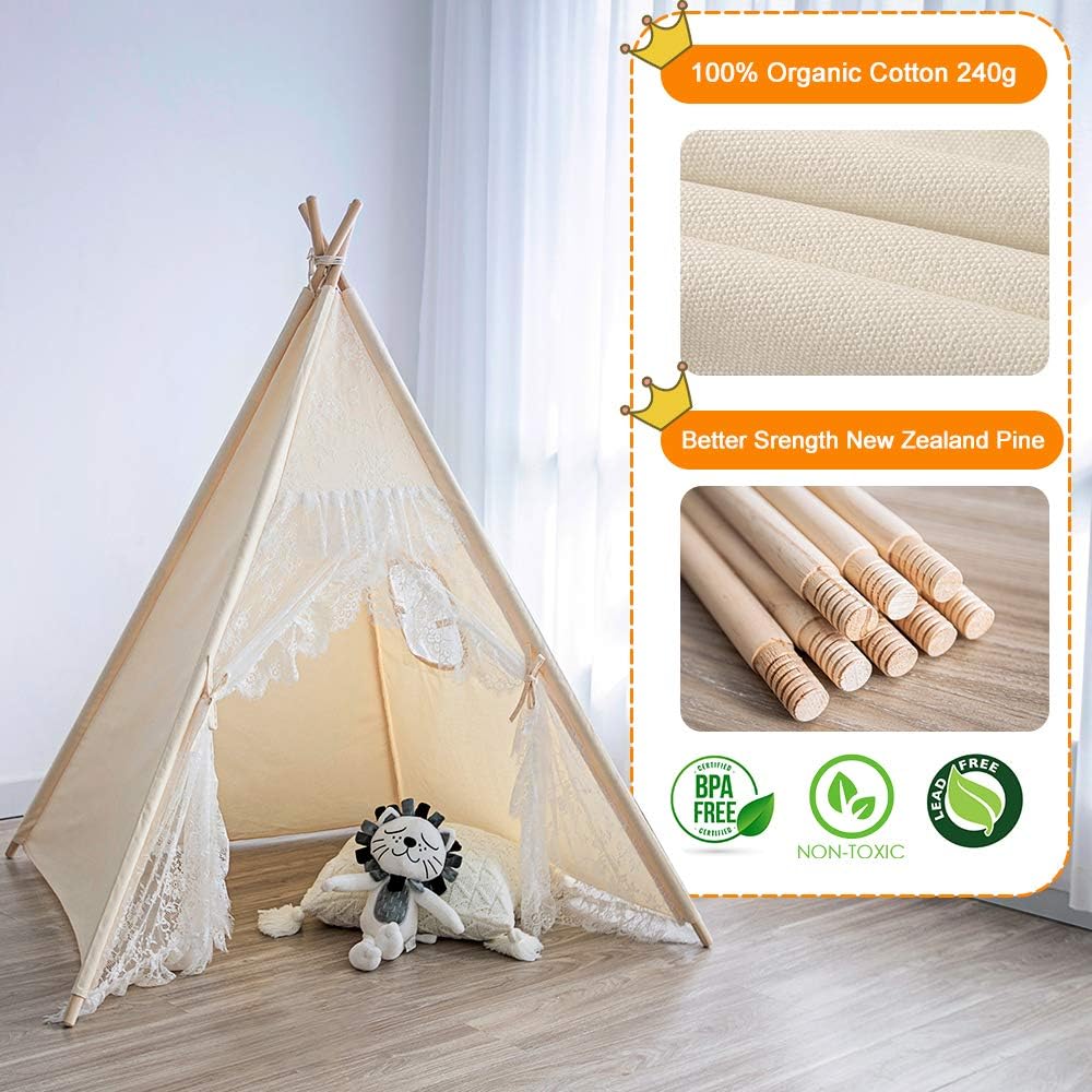 Kids Teepee Tent with Carry Case A93697