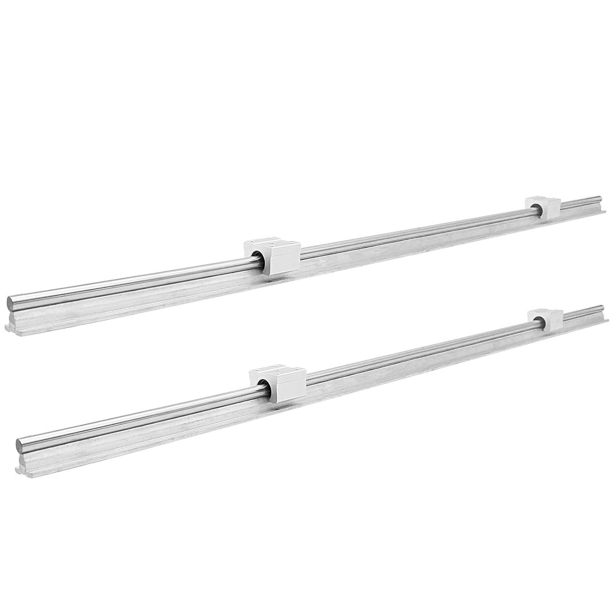 2X SBR16-2000mm Linear Slide Rail and 4X SBR16UU Carriage Bearing Block W724