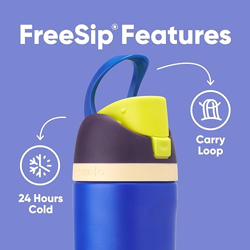 Insulated Stainless Steel Water Bottle with Straw A2398