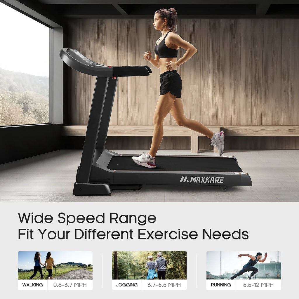 3.5HP Folding Treadmill with Auto Incline H825155