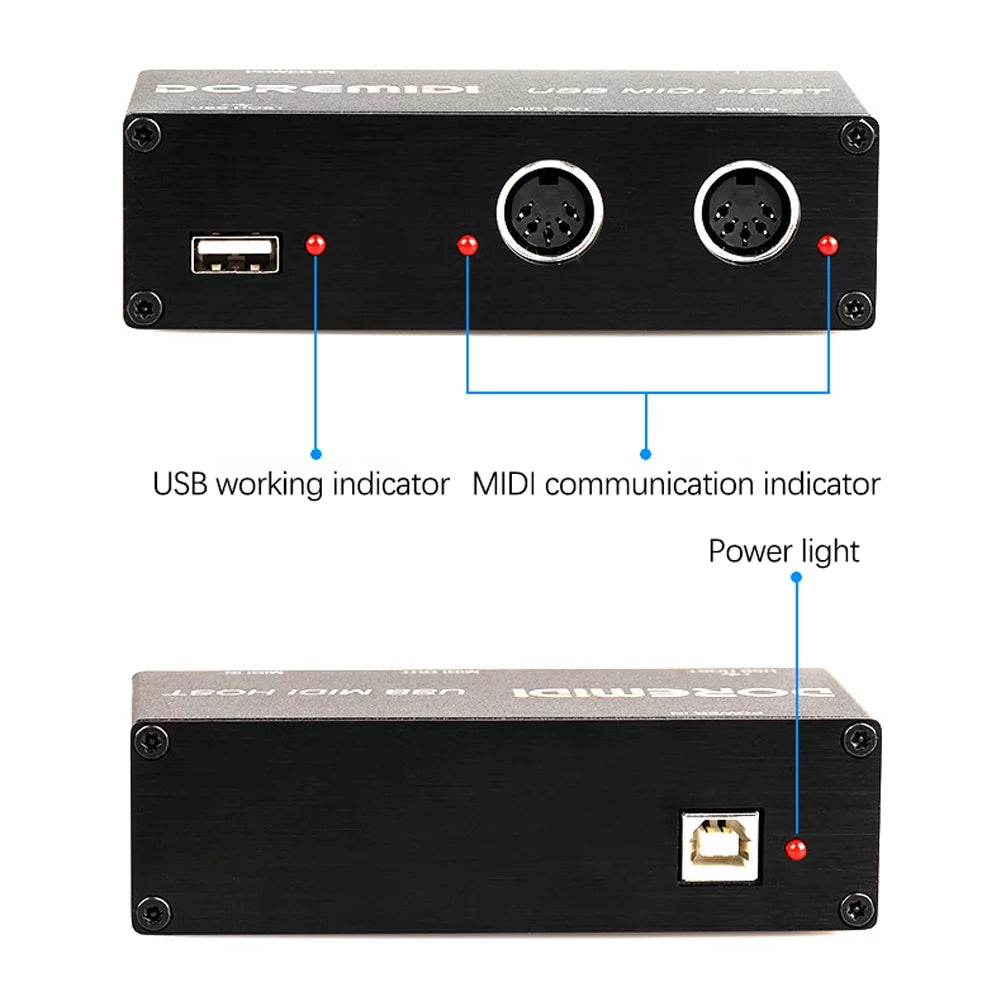 USB to MIDI Host MIDI Interface O38412