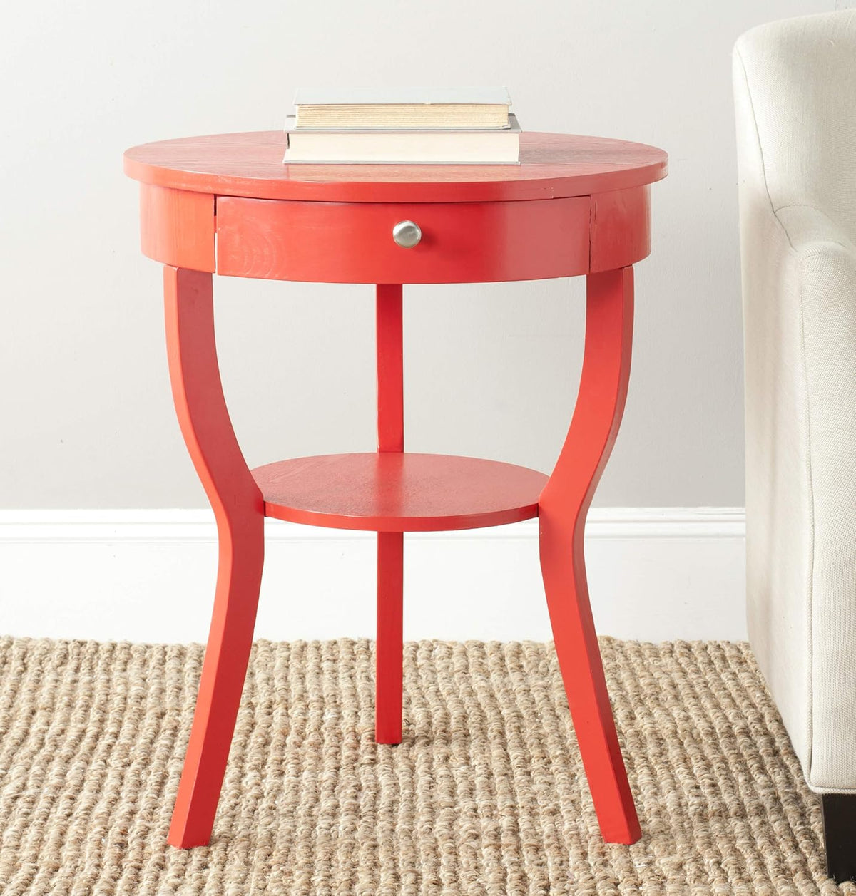 French Grey End Table R944