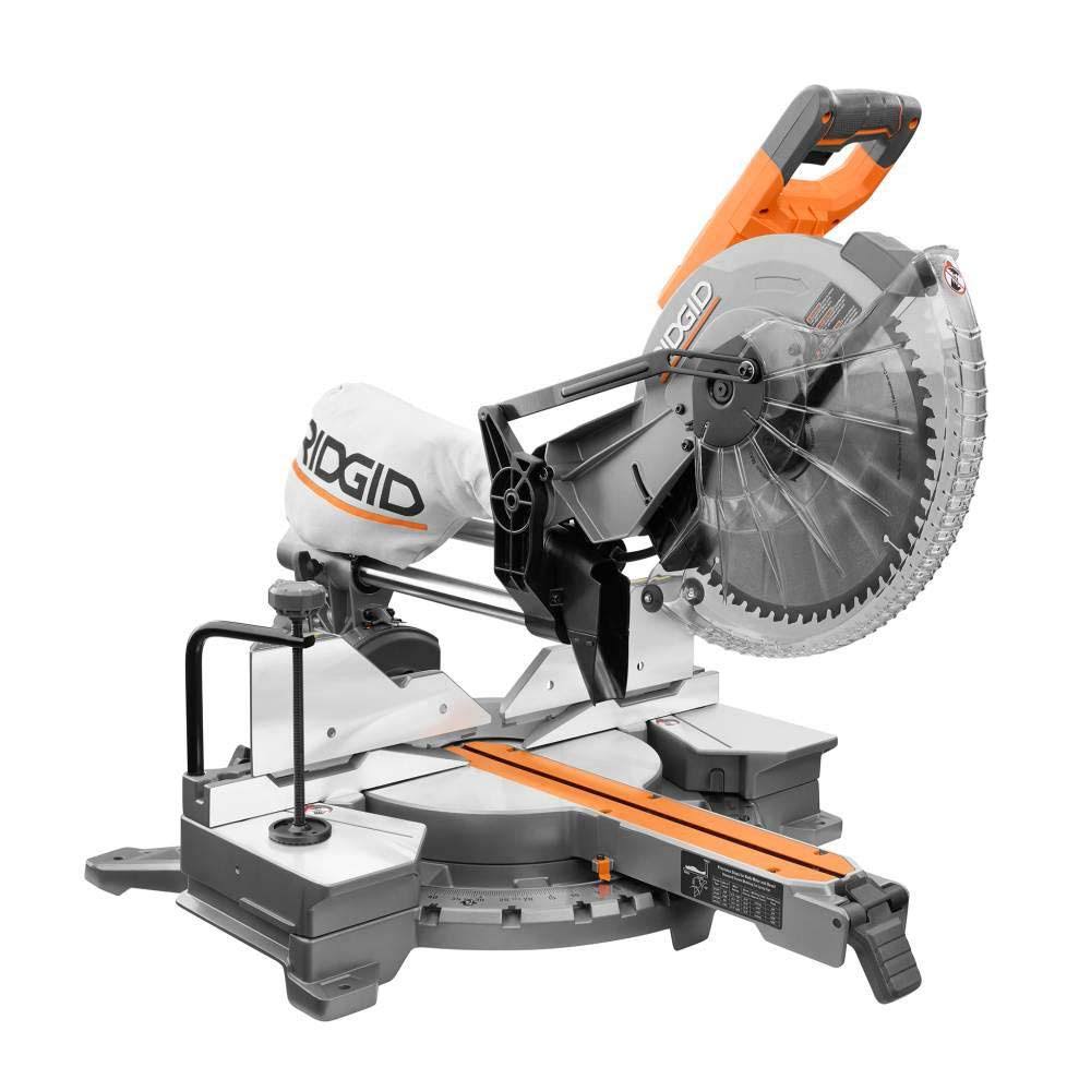 15 Amp Corded 12 in. Dual Bevel Sliding Miter Saw with LED Cut Line Indicator M565398