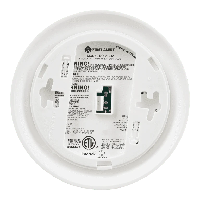 Smoke and Carbon Monoxide Detector with 9V Battery Q11473