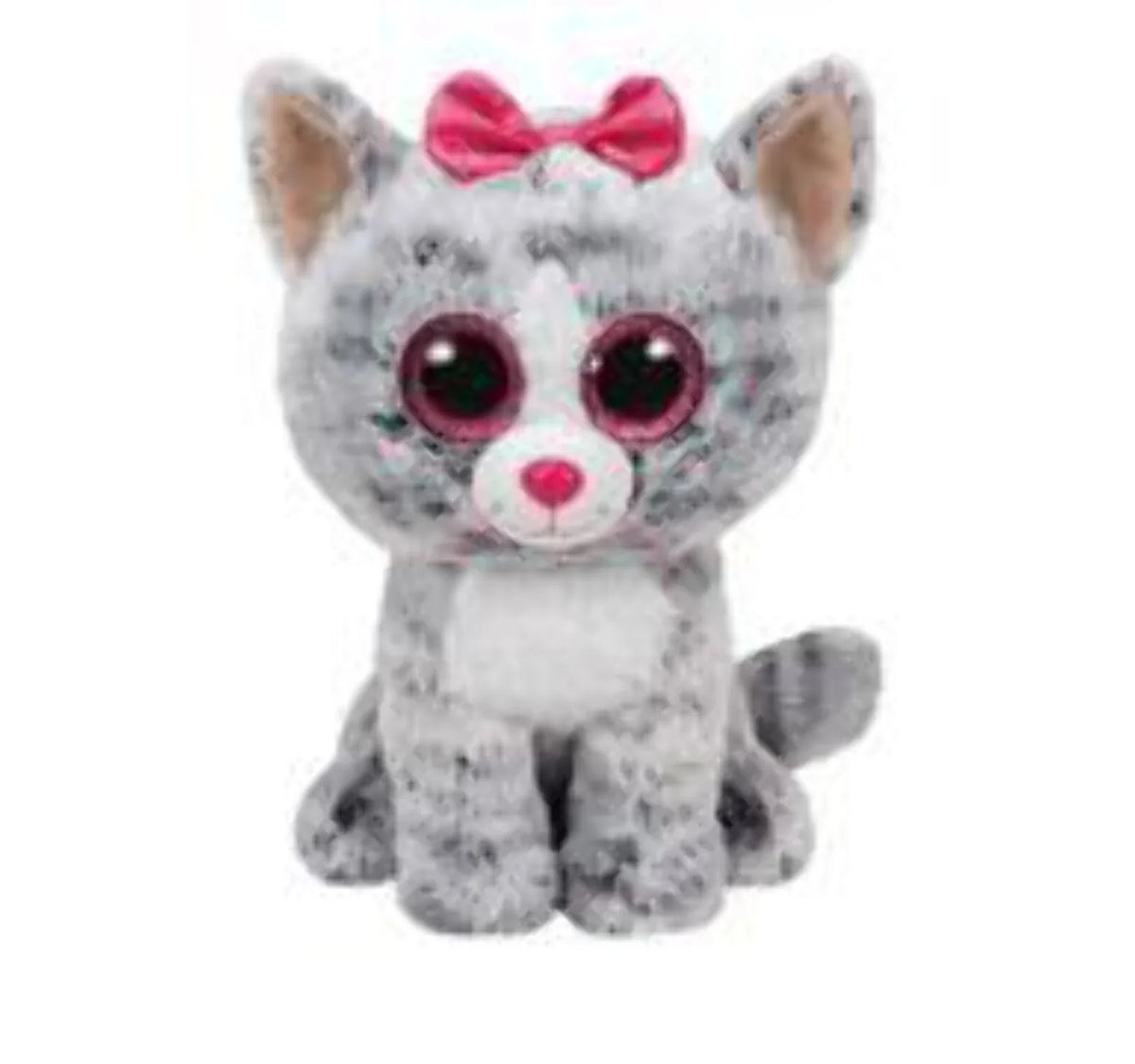 Grey Cat Plush Stuffed Animal 9" Q453