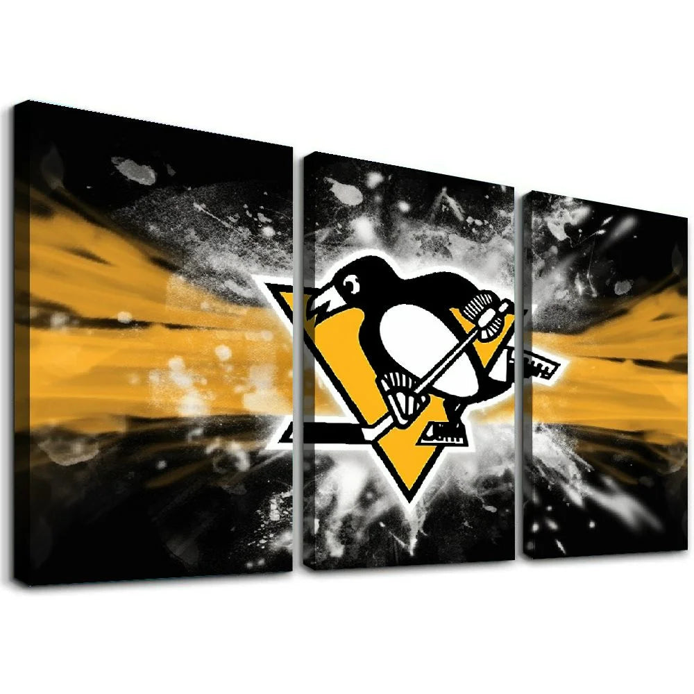 Pittsburgh City Sports Team Poster Canvas Wall Art Z2866