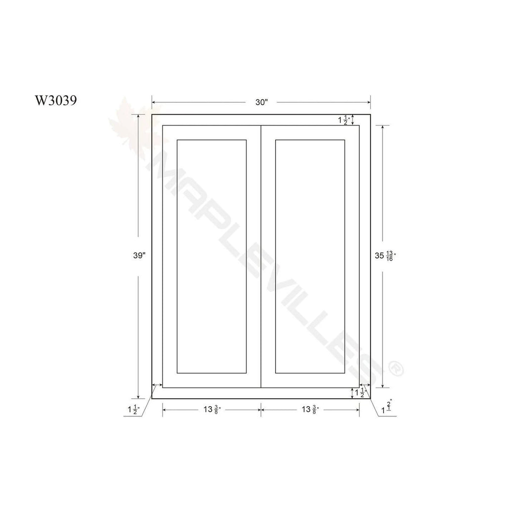 Inset Double Door Cabinetry K35794