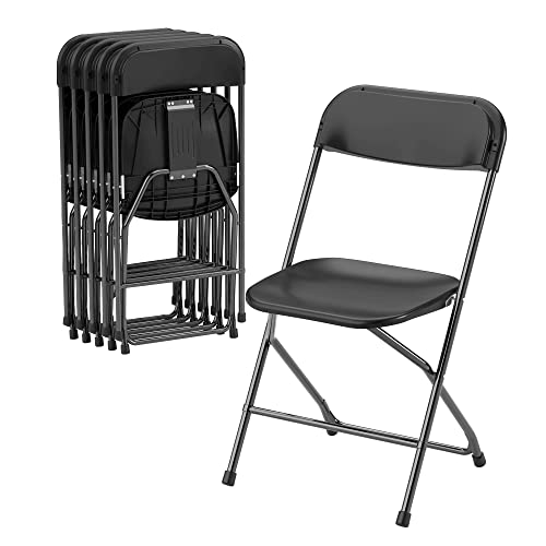 10 Pack White Plastic Folding Chair with Steel Frame X4560