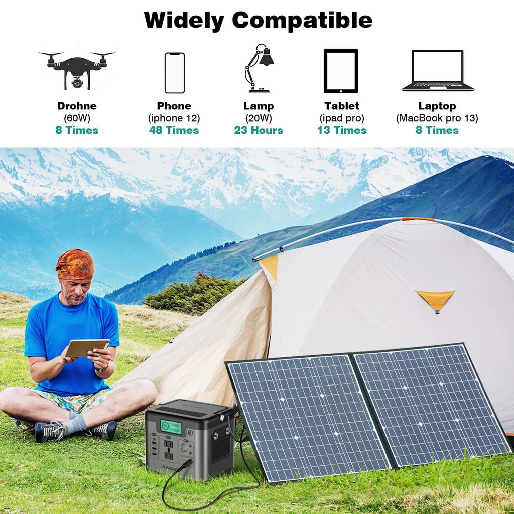 Solar Power Station Generator 518Wh Power Supply L9948