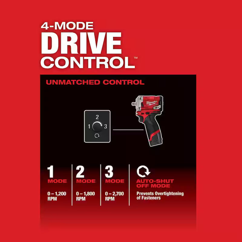 12V Lithium-Ion Brushless Cordless 3/8 in. Impact Wrench M95589
