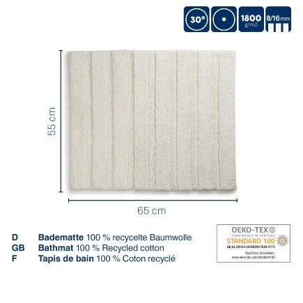 Silver Grey Bathmat R60248