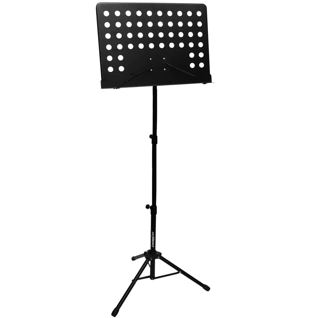 Metal Music Stand with Carry Bag, Sheet Clip and Clip On Light N59163