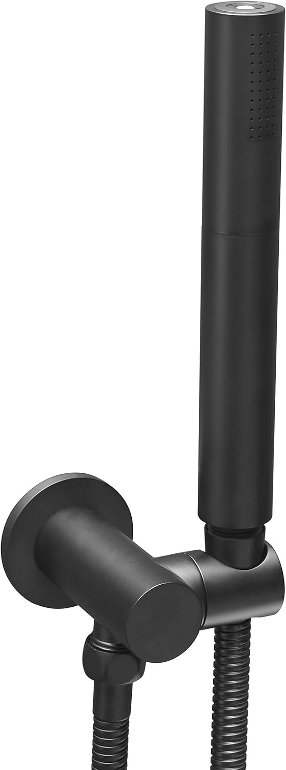 2 Functions Handheld Shower Head Set with Brass Swivel Bracket and Stainless Steel Hose, Brushed Nickel, Pack of 2 K8236
