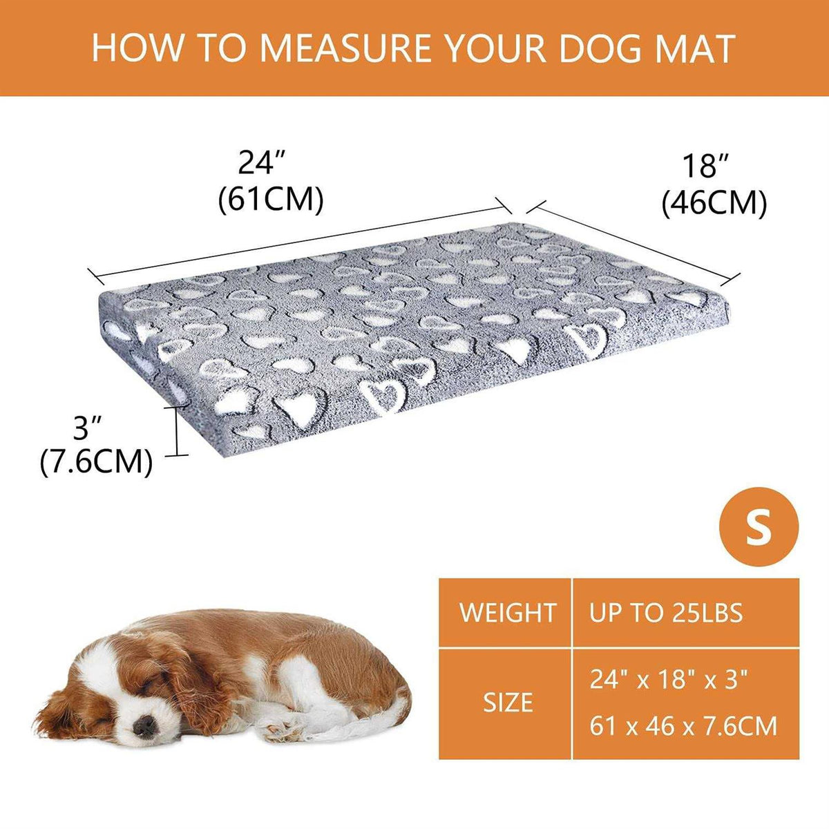 Reversible Cool and Warm Dog Crate Mat Q812