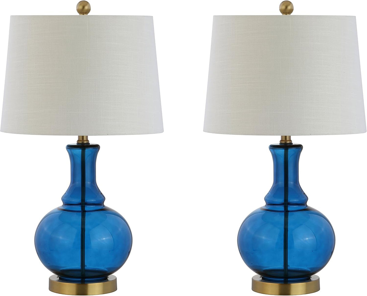 25 Glass LED Table Lamp MercurySilver/BrassGold Set of 2 W416672