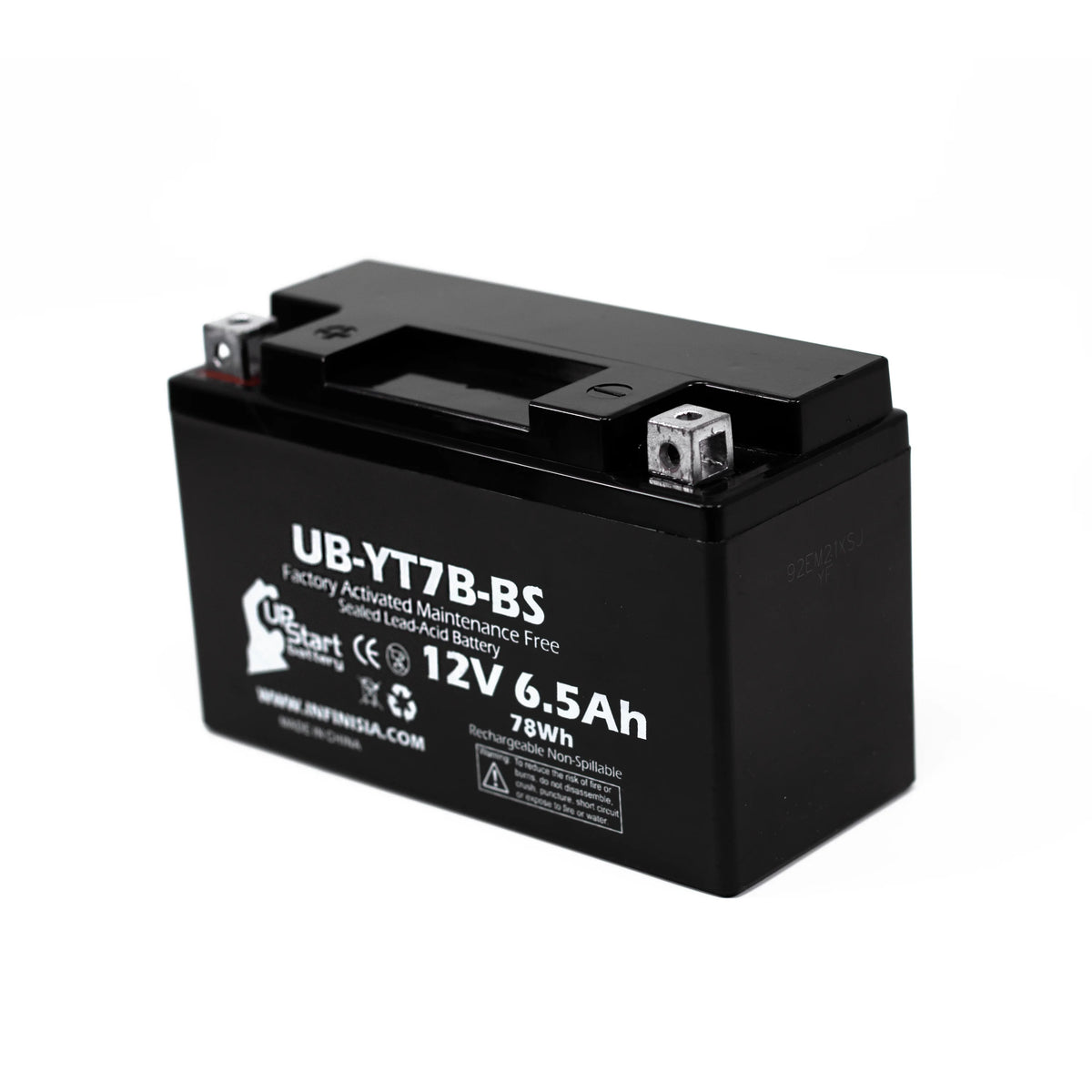2-Pack 12V 6Ah Motorcycle Battery N221