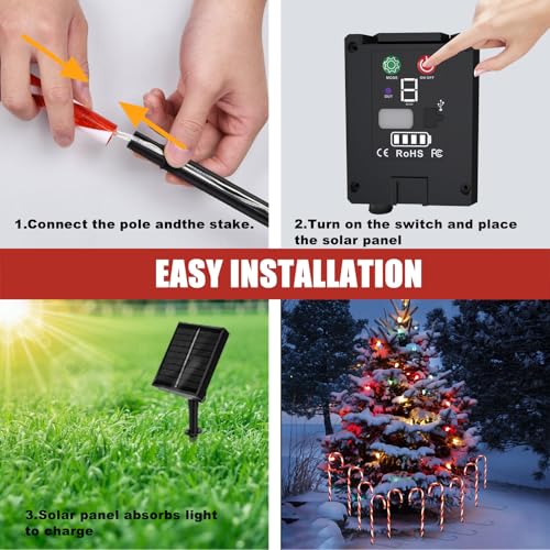 10 Pcs Solar Pathway Lights B410