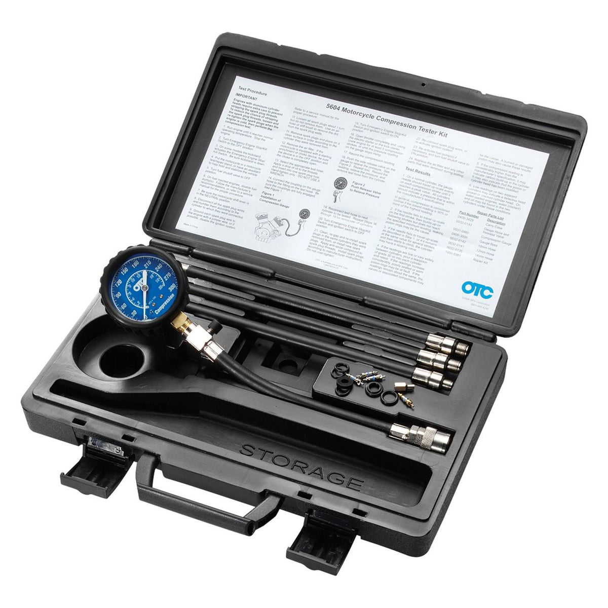 Motorcycle Compression Tester Kit O9293