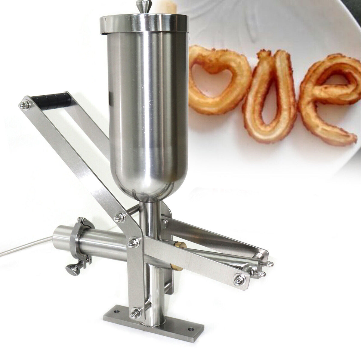 5L Manual Stainless Steel Fruit Donut Machine Filler Maker R7034