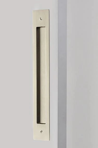 Modern Rectangular Flush Pull Satin Nickel K5078