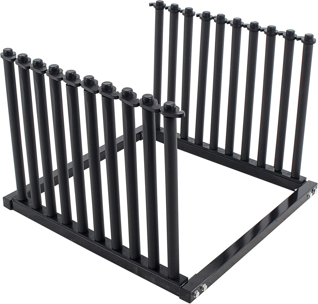 9 Slot Truck Bed Windshield Rack with Rubber Foam Pads E932084