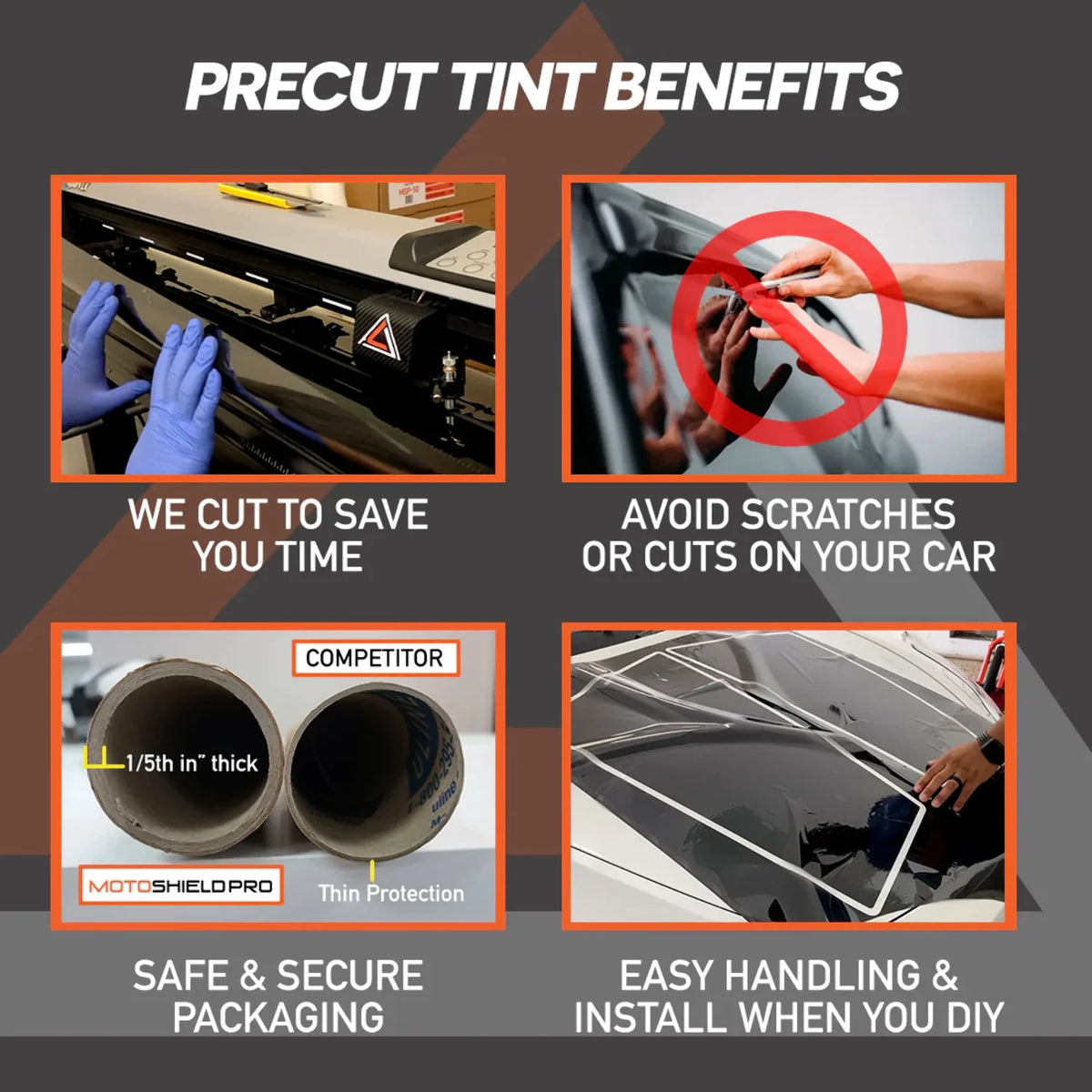 Precut Ceramic Window Tint Film for 2019-2021 Chevrolet Silverado 1500 Crew Cab Front Windshield 70% S8823