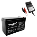 12V 9AH SLA Battery and Charger Combo K697852