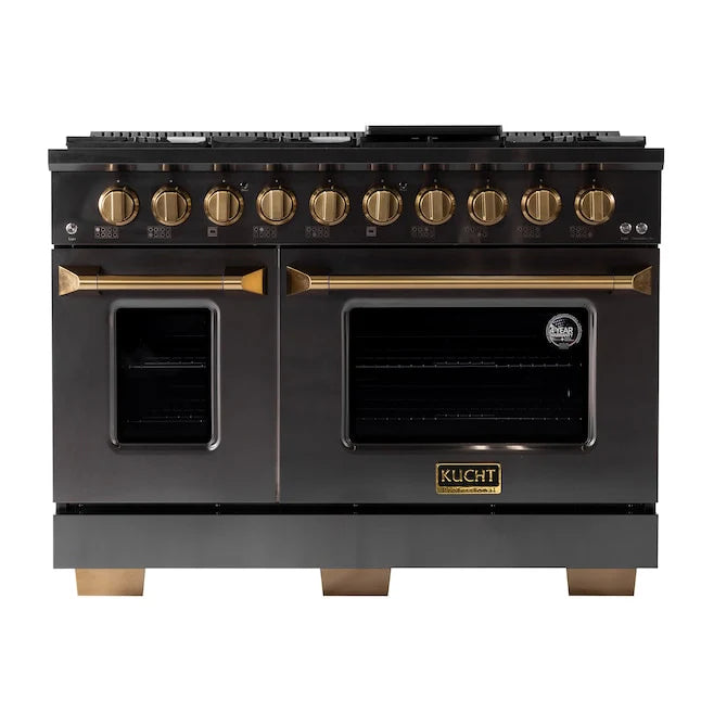 48 Dual Fuel Propane Gas Range Stainless Steel V858