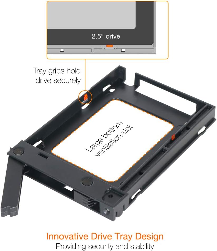 2 x 2.5 SAS/SATA HDD/SSD Mobile Rack for 3.5" Bay W733153