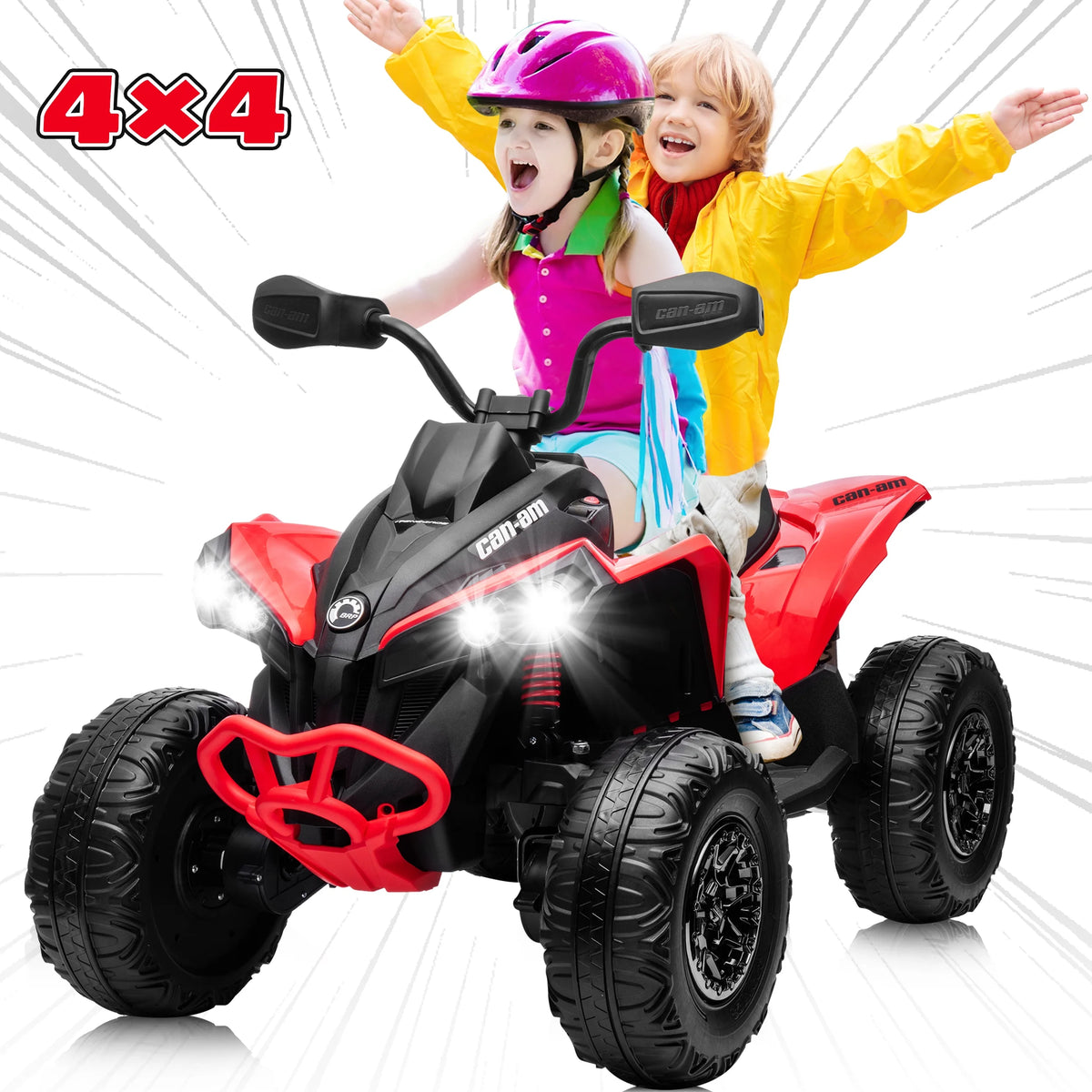 24V 4 Wheeler ATV with 2 Seater X95870