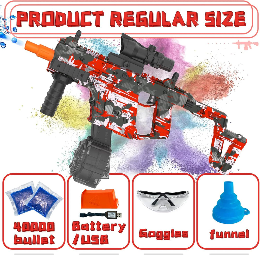 Red Electric Gel Ball Blaster with Goggles R13032