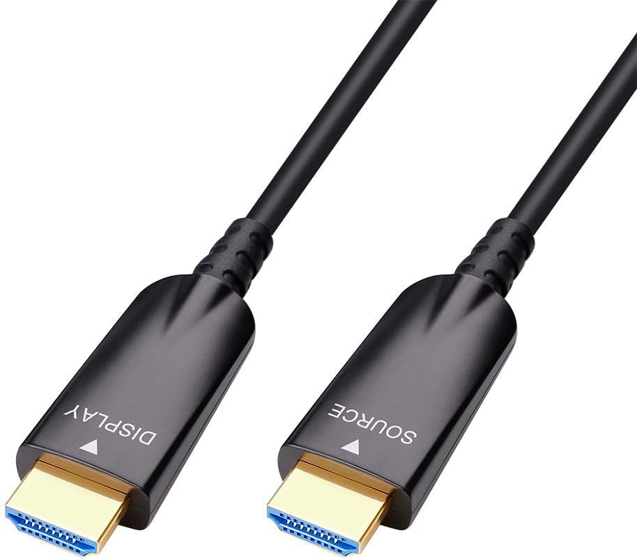 328 Feet Fiber Optic HDMI Cable 4K 30Hz 1080p 60Hz Black V696074