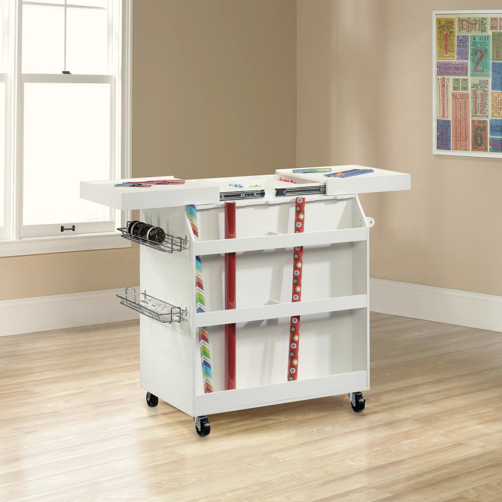 White Craft Storage Cart Q90299