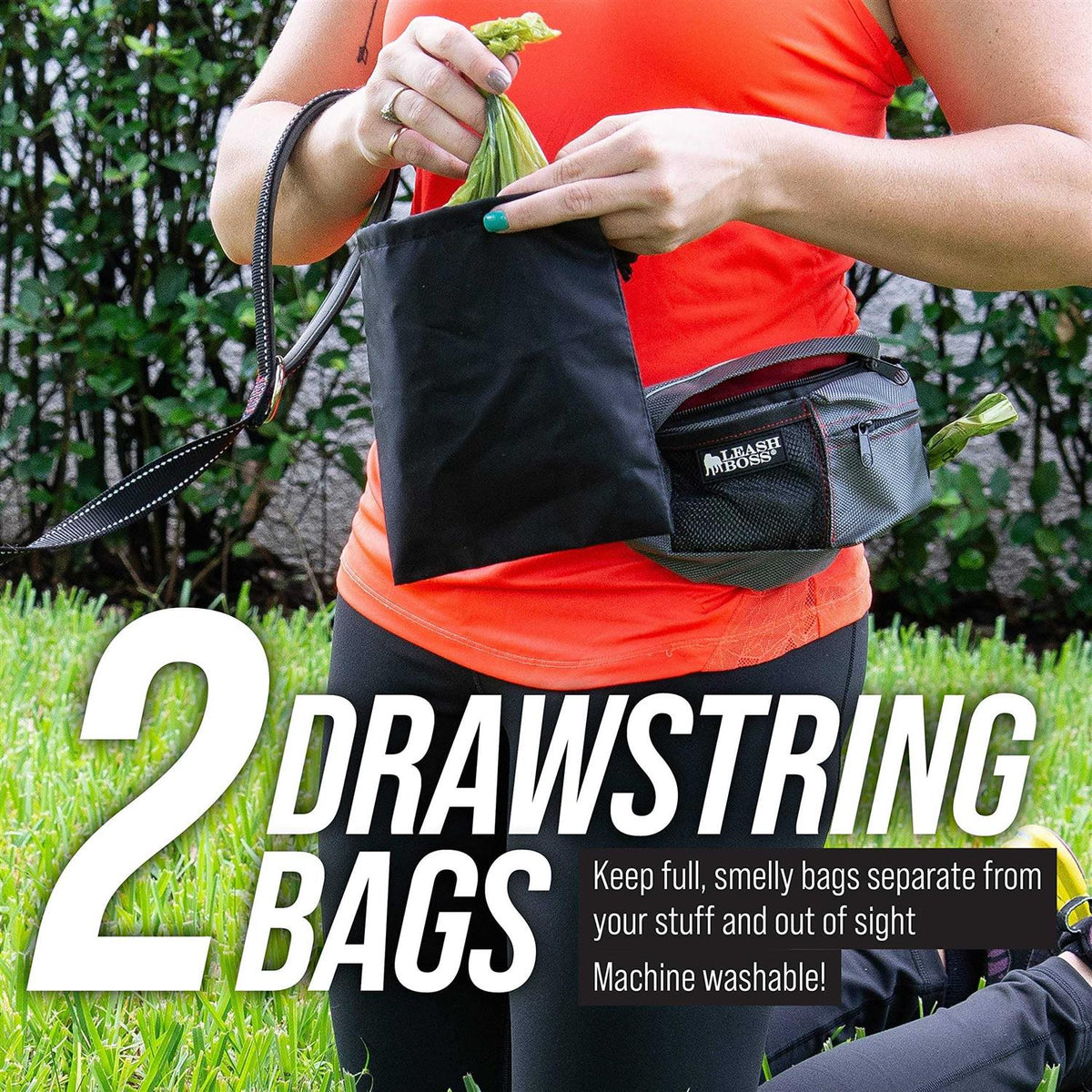 Dog Treat Training Pouch with Waste Bag Dispenser Z7391