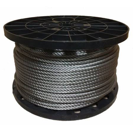 3/8 inch Stainless Steel Aircraft Cable Wire Rope 7x19 Type 304 100 Feet Y435