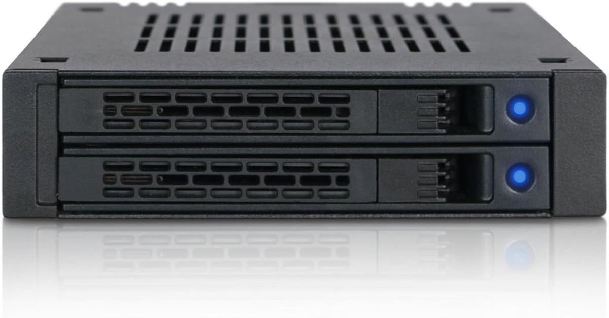 2 x 2.5 SAS/SATA HDD/SSD Mobile Rack for 3.5" Bay W733153