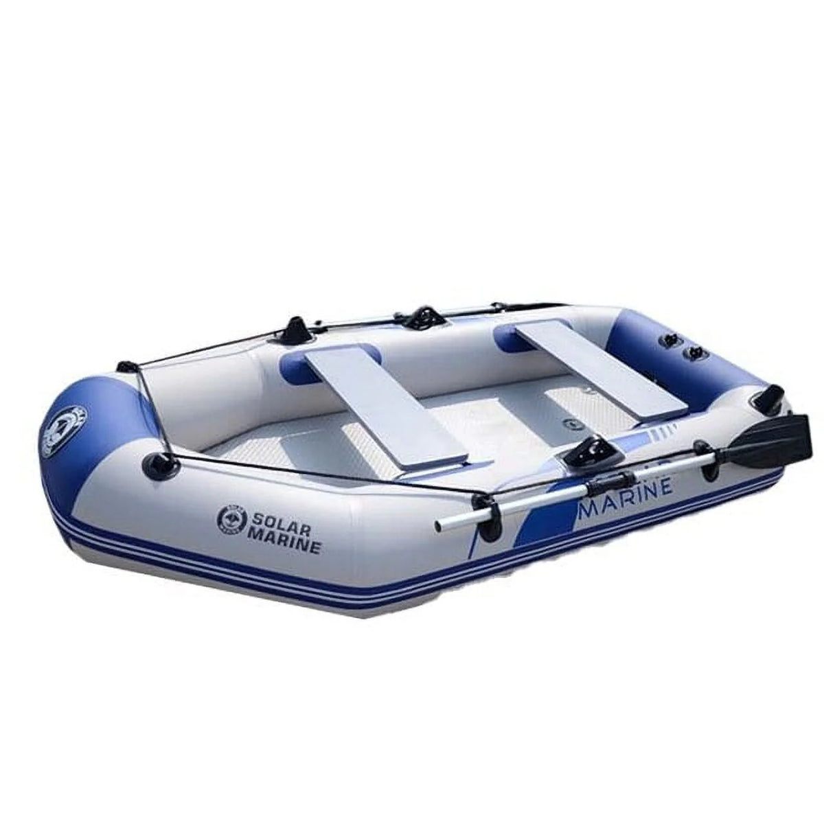 2.3m PVC Inflatable Rowing Boat with Oars and Pump A88199