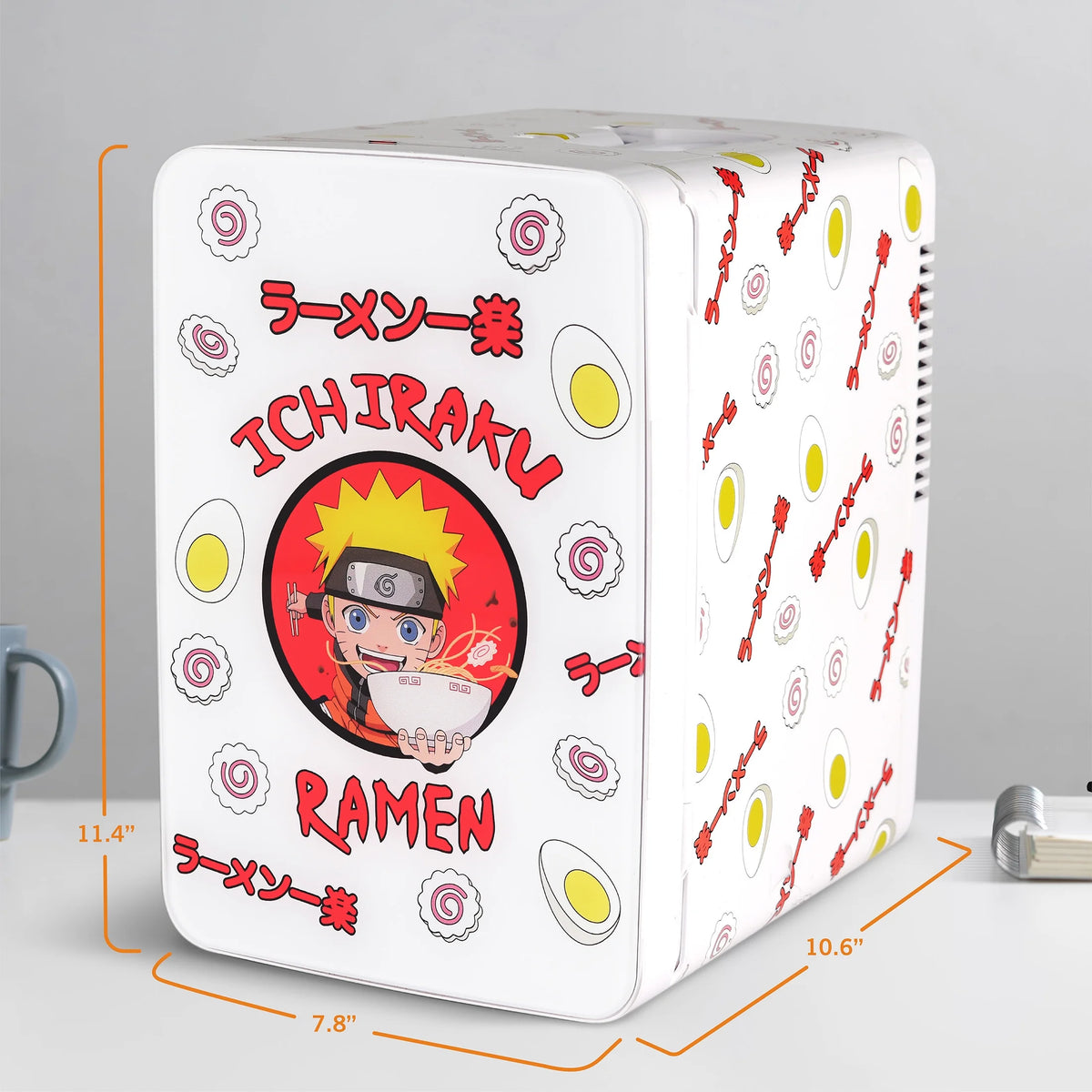 White 6L Single Door Mini Fridge O7254