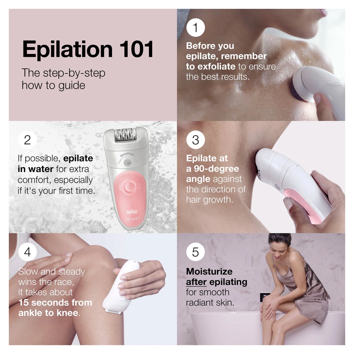 White Pink Epilator A226