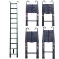 10.5ft Aluminum Extension Ladder with Anti-Slip Rubber Feet P902