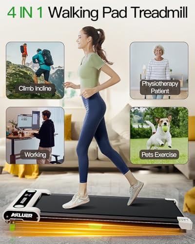 2.5 HP Under Desk Treadmill with Remote Control and LED Display L72621
