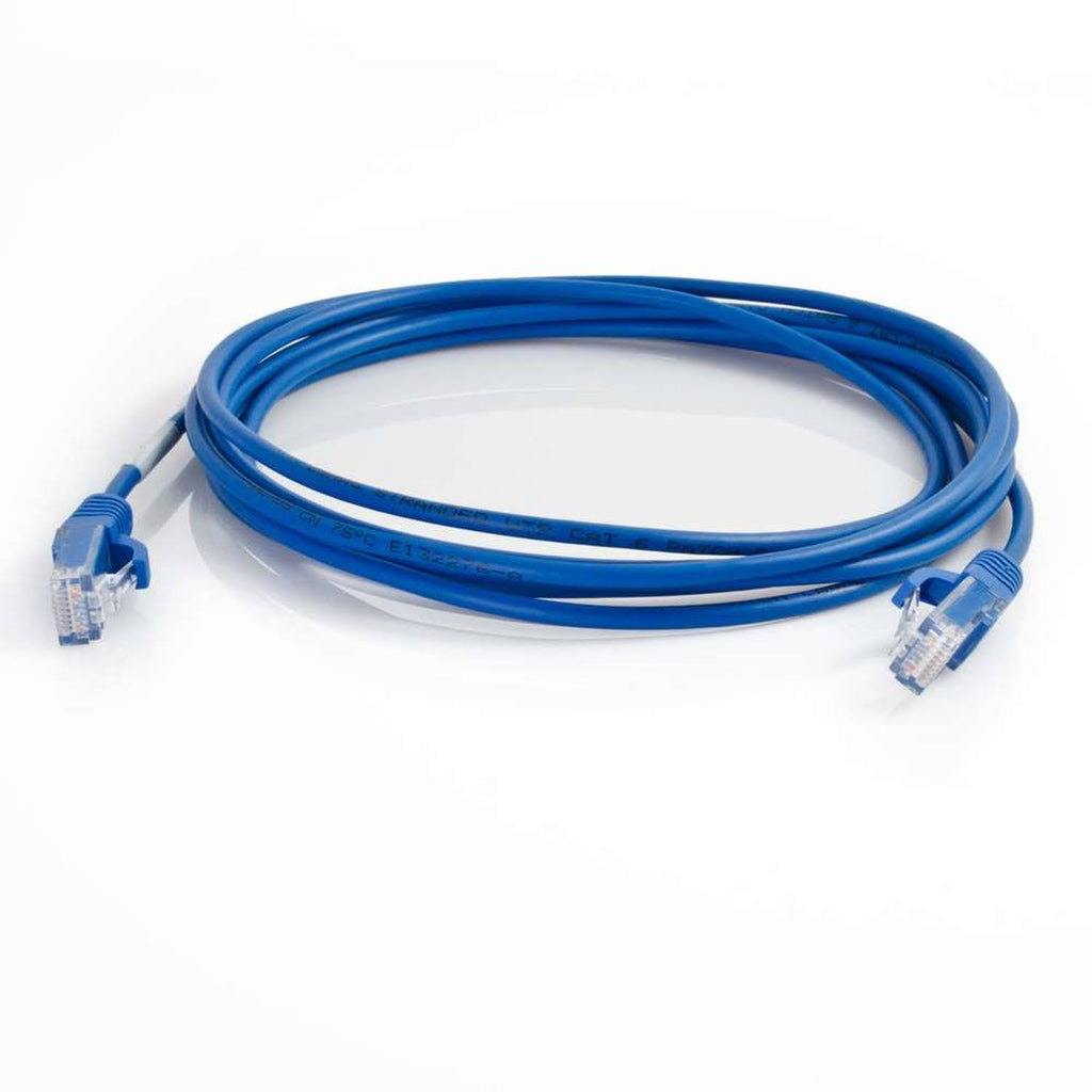9ft Cat6 Snagless Unshielded Slim Network Patch Cable Blue P555