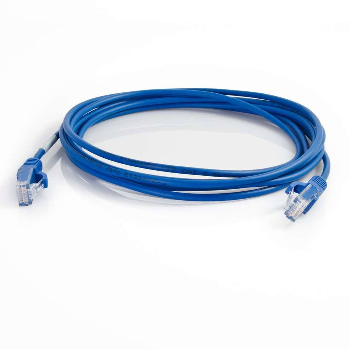 9ft Cat6 Snagless Unshielded Slim Network Patch Cable Blue P555