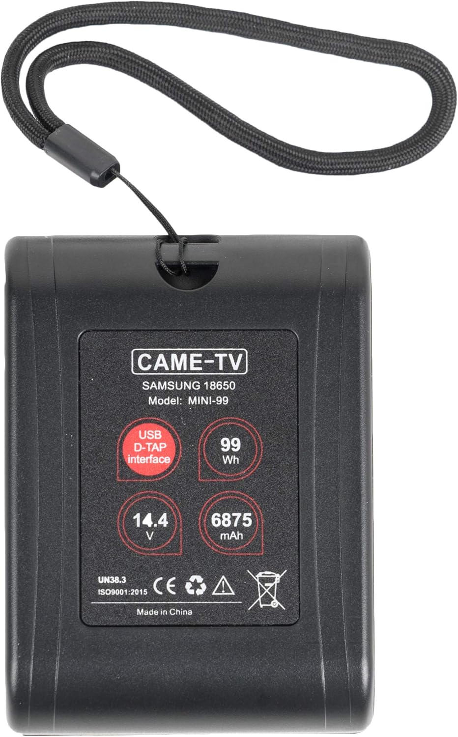 Mini 99 V-Mount Battery 99Wh 14.4V 6800 mAh with D-tap and 2 USB Outlets T131