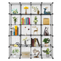 20-Cube Metal Grid Storage Shelves Organizer W860