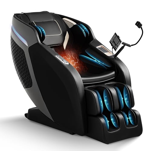 Black SL-Track Zero Gravity Full Body Massage Chair O66398
