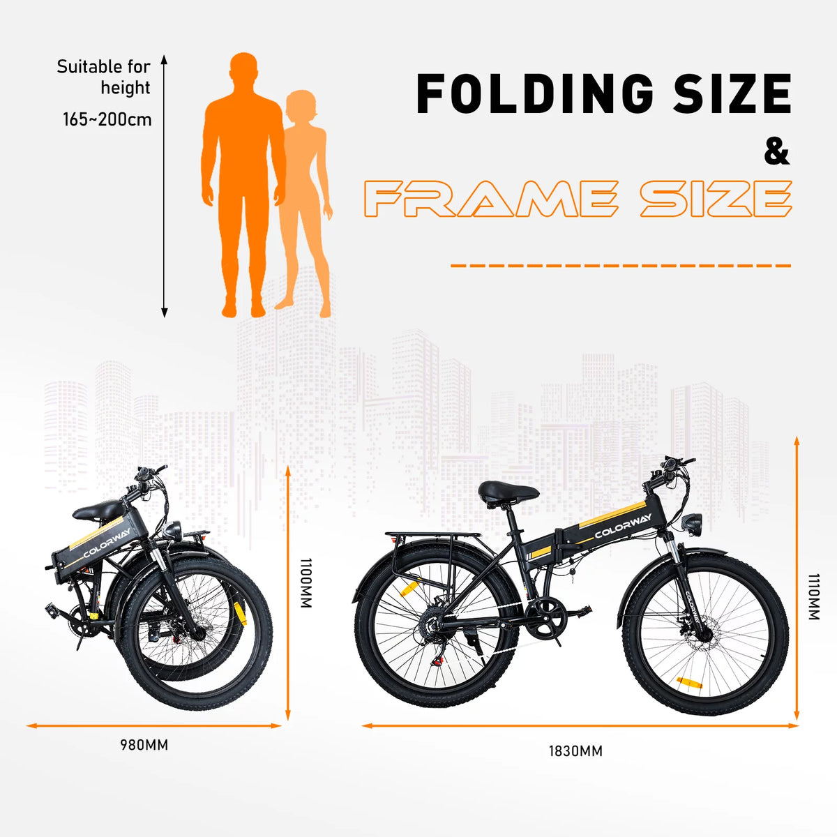 Folding Electric Bike 500W 36V Aluminum Alloy V437274