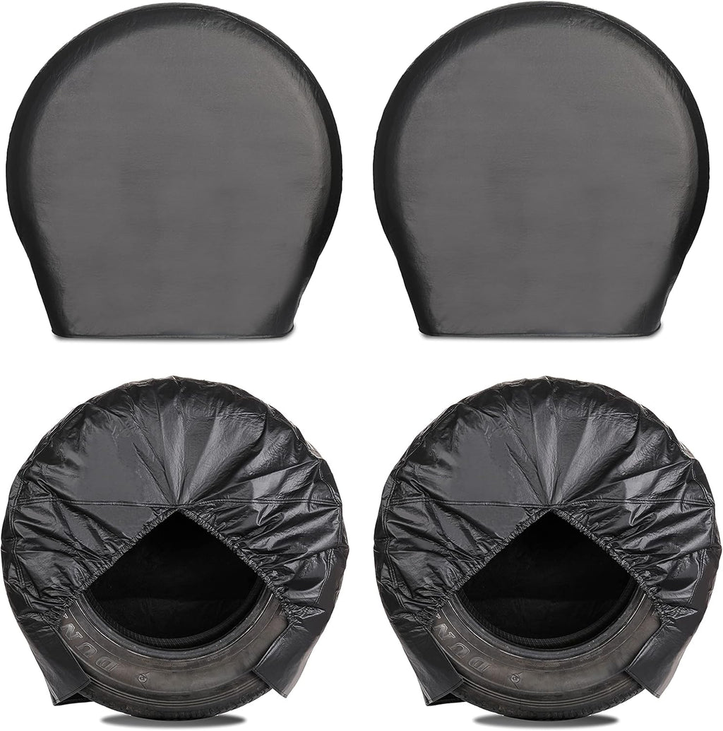Tough Tire Covers for RV Wheel 4 Pack Black A70838