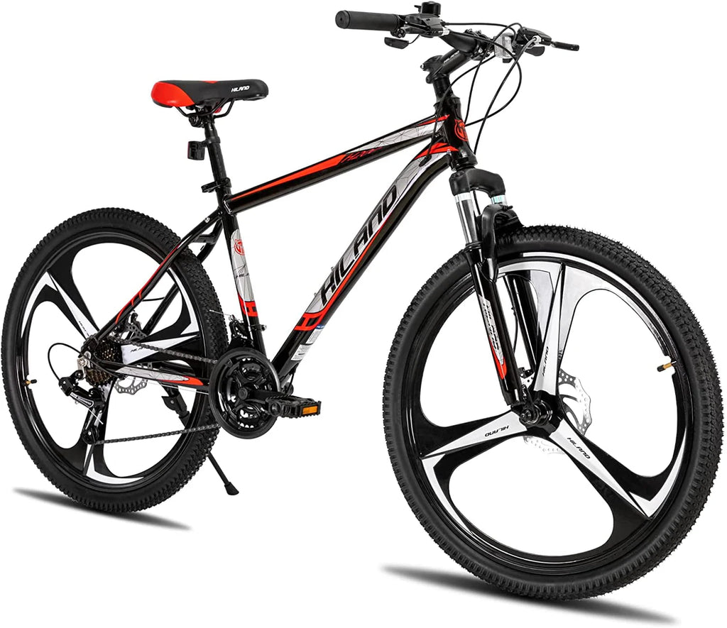 Black 21 Speed Aluminum Mountain Bike Q3409