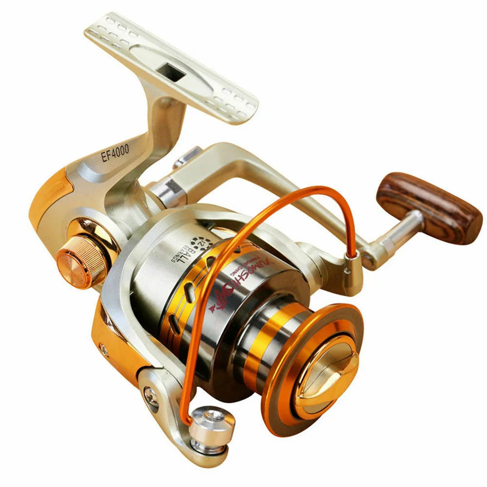 Spinning Fishing Reel 12BB Metal Spool Q67888